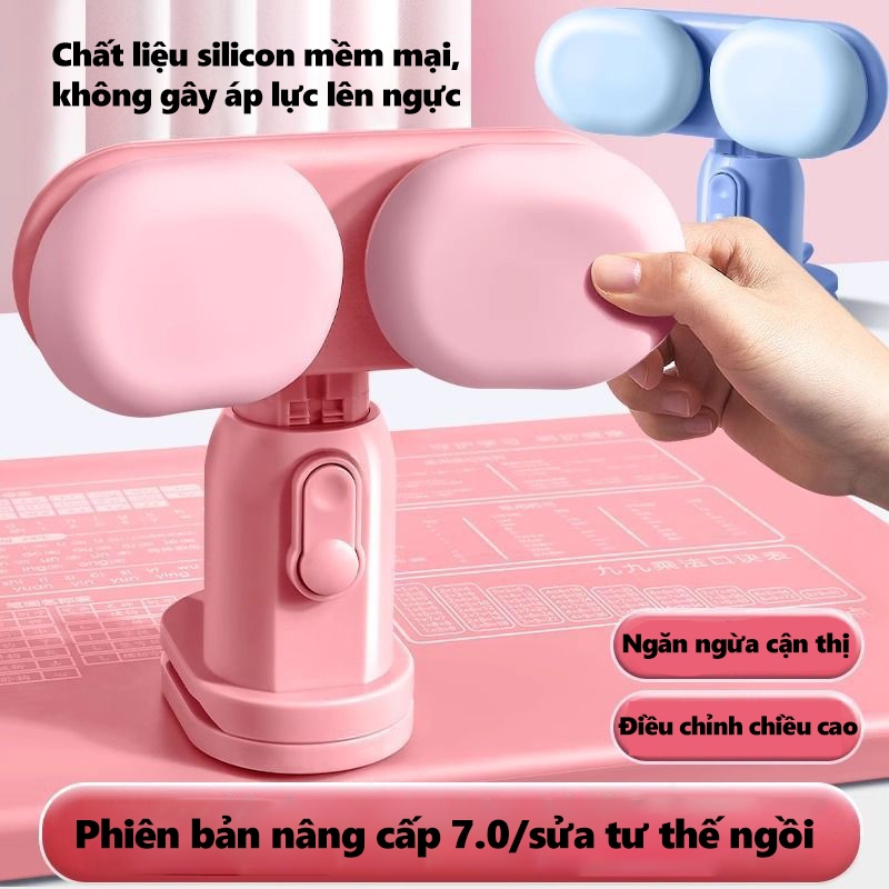 Giá đỡ chống cận thị cho bé, dụng cụ đệm chống gù lưng trẻ em, cong vẹo cột sống, kẹp gắn bàn học