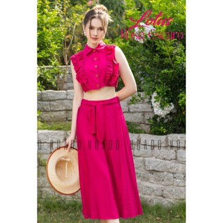 Set áo váy hồng sen ngado , set đồ nữ , vintage , set đồ nữ thiết kế