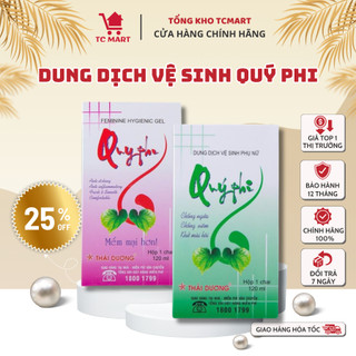 Dung dịch vệ sinh phụ nữ Quý Phi Sao Thái Dương 120ml - Hàng Chính Hãng Sao Thái Dương (Có che tên)