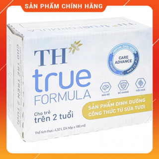  Thùng 24 Hộp Sữa Bột Pha Sẵn TH True Formula Hộp 180ml Cho Bé Từ 12M 24M Trở Lên 