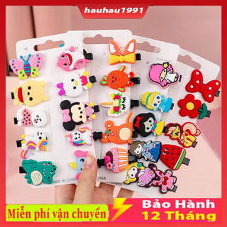 Sét kẹp tóc 10 món nhiều hình kute cho bé gái
