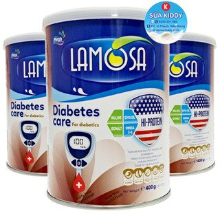 Sữa tiểu đường LAMOSA DIABETES CARE 400g dành cho người bệnh tiểu đường và tiền tiểu đường (CHẤT L