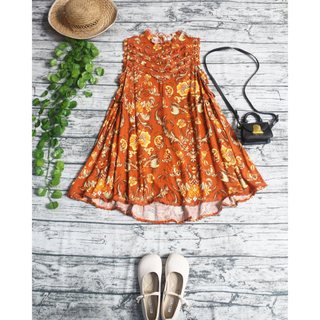 VÁY BA LỖ HOA NHÍ DÁNG XÒE ĐẦM NỮ BABYDOLL