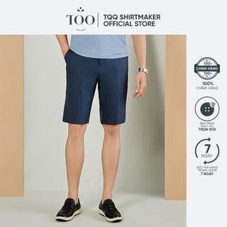 Quần short nam TQQ dáng ôm chất liệu vải cao cấp Q96S màu xanh đen