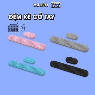 Kê Tay Bàn Phím Micofi Cổ Tay Miếng Kê Tay Bàn Phím Cơ Đệm Chuột Chống Mỏi Lót Công Thái Học Laptop Mút Hoạt Tính