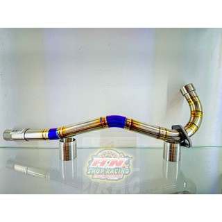 Cổ pô titanium from zin mẫu mới 2024 các dòng xe - wave 110 - wave nhỏ +dream - ab - vision 2016-2024