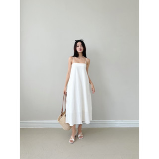 Ceci Cela - Đầm dây dáng suông dài Linage