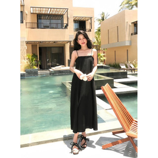 Ceci Cela - Đầm dây dáng suông dài Linage