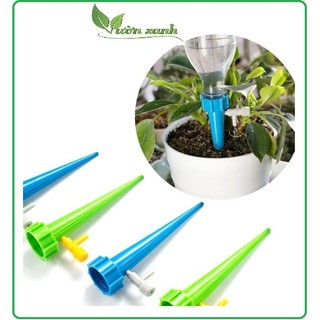 Set 10 que cắm điều chỉnh tưới nhỏ giọt lắp chai coca, pepsi, fanta Đầu tưới cây tự động