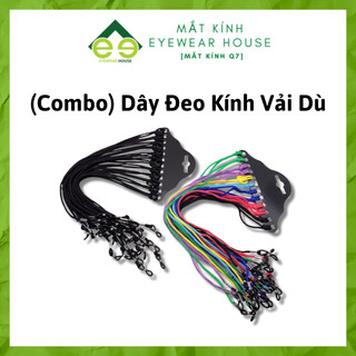 (Combo) dây đeo kính vải dù Lens Deli, chống rơi, thả kính ở cổ (nhiều màu)