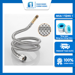 Dây Cấp Nước 3 Lớp Nhựa - Inox - Lõi Cao Su Chịu Nhiệt Bền Bỉ Cho Chậu Rửa Mặt THEONE FAUCET 1