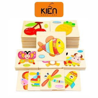Đồ Chơi Ghép Hình - Tranh Ghép Hình 3D Gỗ Nổi Cho Bé Phát Triển Trí Tuệ Bằng Gỗ Cao Cấp