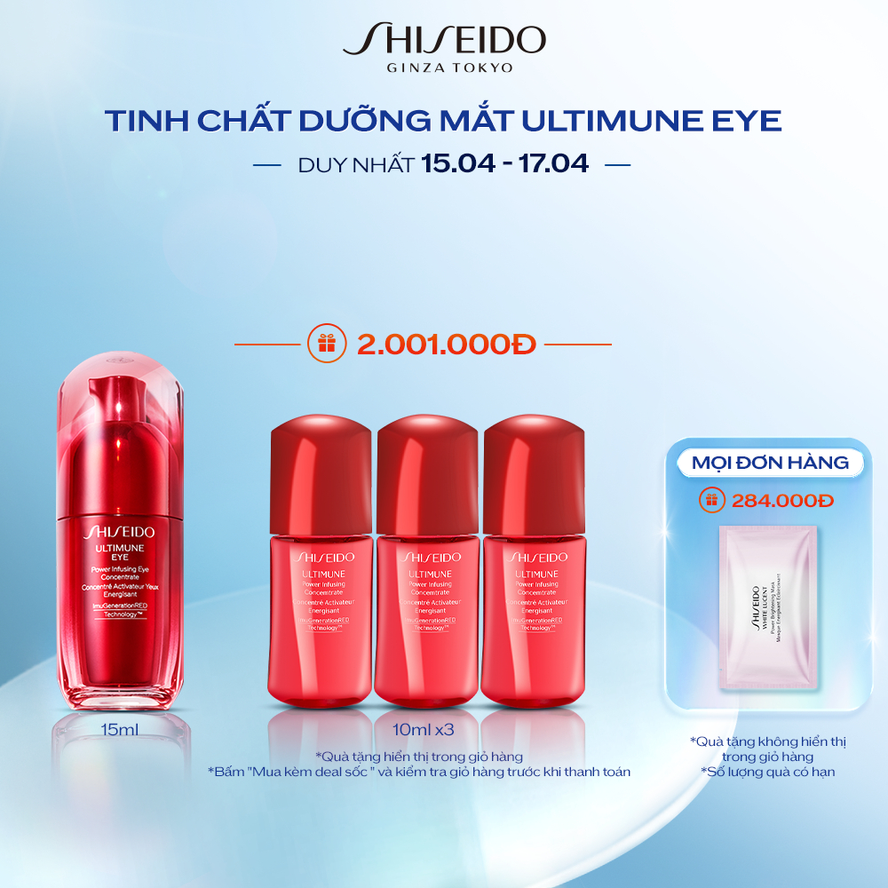 Tinh chất (serum) dưỡng mắt Shiseido Ultimune Power Infusing Eye Concentrate N 3.0 15ml