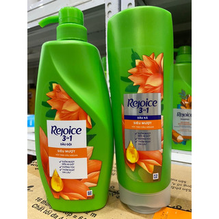 Combo gội và xả Rejoice siêu mềm mượt 630ml + 320ml