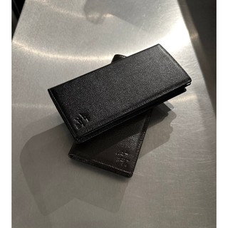 Ví da gập dài da bò ss tab wallet chuột trắng