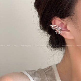 Khuyên Tai Dạng Kẹp Hình Cánh Buom Rỗng Hàn Quốc