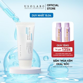 Kem dưỡng da USOLAB Giúp căng bóng, cấp ẩm, sáng da BIO MOISTURIZING HYALURON CREAM 50ml