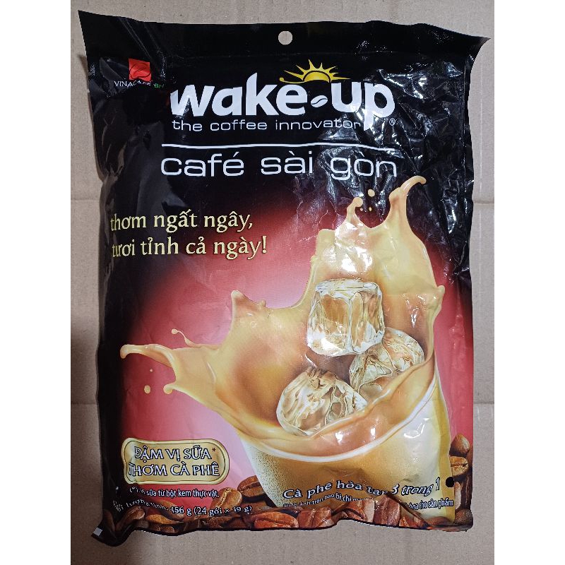  Cà  phê sữa hòa tan wake up sài gòn 24gói 