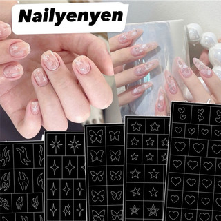 Sticker nail dặm ombre