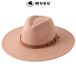 Mũ Phớt Nam Cổ Điển FN25 - Mũ Fedora Vành Rộng Phong Cách Cổ Điển và Họa Tiết Vintage | MUGU