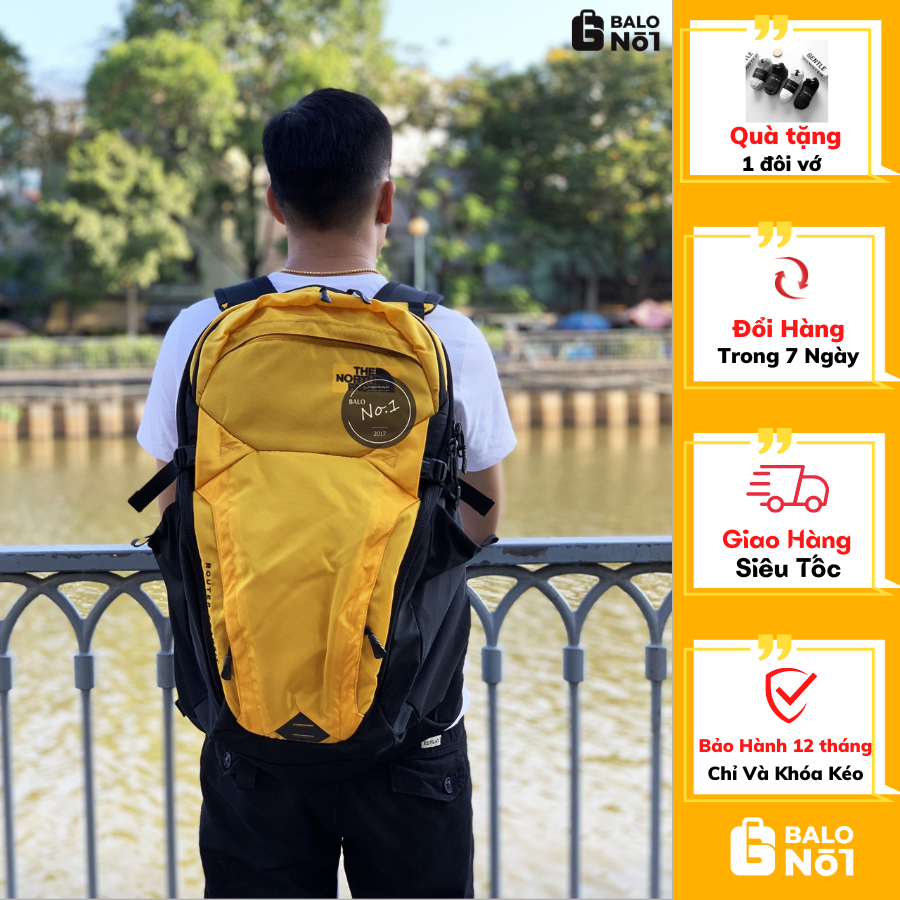 Balo TNF Router Transit 2018 Zinc Grey Heather