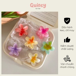 Kẹp hoa sứ hot trend mini 4cm ngọt ngào đi biển
