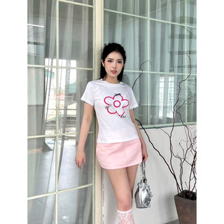 Áo Thun Babytee ZNATION BigFlower BabyTee Form Ôm Nữ