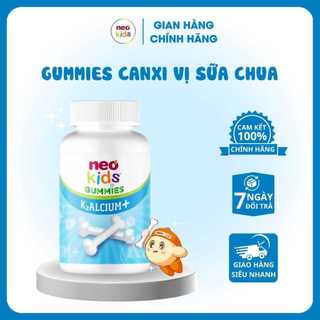 Gummies canxi vị sữa chua NeoKids hộp 60 viên nhai