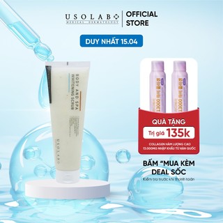 Kem tẩy tế bào chết body USOLAB - Giúp dưỡng trắng da toàn thân, giảm mụn mờ thâm 200ml