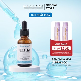Serum ha b5 USOLAB AVO tái tạo, phục hồi da, tăng đàn hồi, da căng bóng 30ml