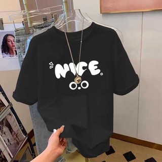 Áo phông nữ nam ANMY vải mềm mát thời trang trẻ trung hình tai mèo Nice