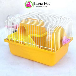 Lồng nuôi hamster tầng lửng đầy đủ phụ kiện LunaPet LH04, Lồng nuôi hamster có tầng 23*17*15 cm
