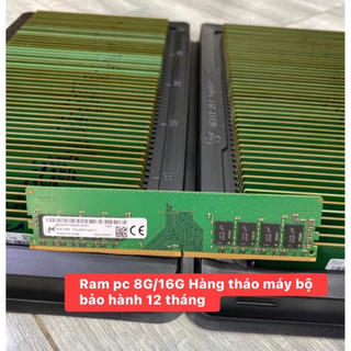  Ram máy tính bàn 8G 16G ddr3 ddr4 bảo hành 12 tháng 
