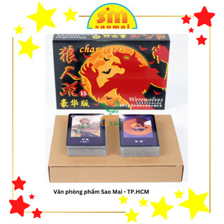 Thẻ bài Ma sói Character (Bài sói số 15) - VPP Sao Mai Q1050431
