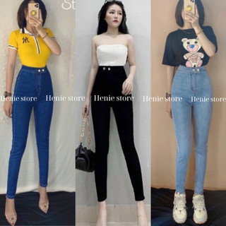 Quần Jean Nữ Lưng Cao [Hottrend
