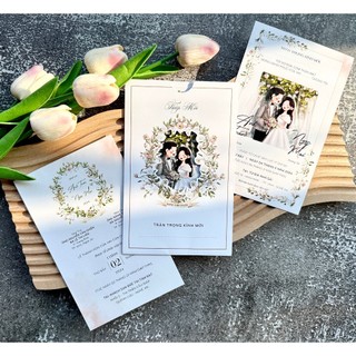 🎀💐freeship🎀💐thiệp cưới sang trọng - mẫu mới nhất 2024