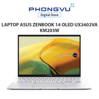 Laptop asus zenbook 14 oled ux3402va-km203w - bảo hành 24 tháng