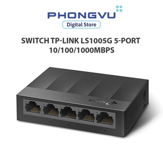 Thiết bị mạng/Switch TP-Link LS1005G 5-Port 10/100/1000Mbps - Bảo hành 24 tháng