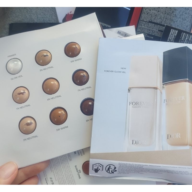 [ viên 0,5ml ] Sample Kem nền Dior Forever Skin Glow spf15