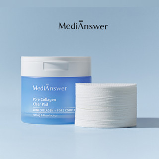 Bông Toner pad MEDIANSWER Pore Collagen Clear Pad 80 miếng 120ml