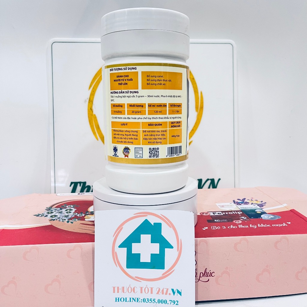 Bữa ăn dinh dưỡng Hafalife hộp 400g của Mỹ + quà