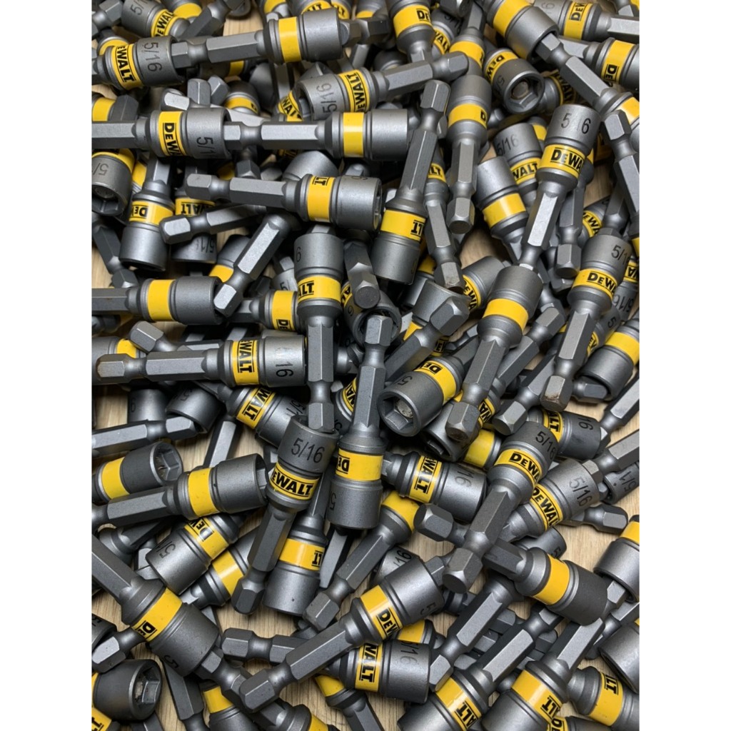 ( Sỉ đầu bắn tôn ) Đầu bắn vít tôn Dewalt xám tem vàng 5/16 ( 8ly ) dài 50mm chính hãng có nam châm