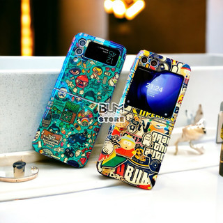 Ốp lưng họa tiết graffiti samsung galaxy z flip 5 / z flip 4 / z flip 3 - bum store galaxy case