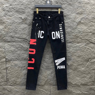 Quần Jean Nam Dsquared2 In Chữ ICON FOREVER Túi chất vải dày co giãn mẫu mới  Cực Chất