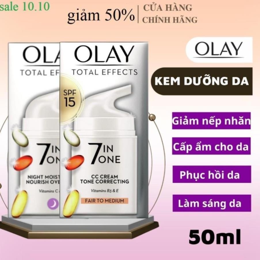 Kem dưỡng Olay 7 in 1 bản uk ban ngày và ban đêm cao cấp O11 | BigBuy360 - bigbuy360.vn