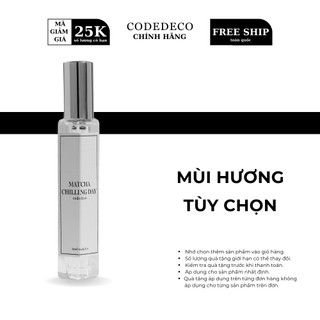 Tinh dầu nước hoa CODEDECO mùi hương tùy chọn 10ml dạng xịt