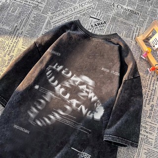 Fashion cổ tròn NBOT nữ form rộng áo phông hình tay ngắn áo thun bigsize nữ 100% cotton-Y0986