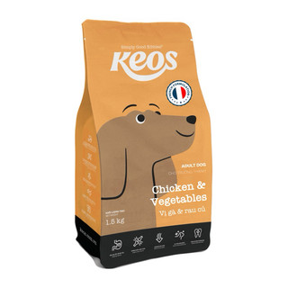 400gr thức ăn chó lớn keos vị thịt gà và rau củ