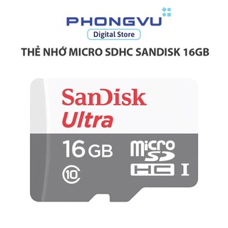 Thẻ nhớ micro sdhc sandisk 16gb ultra- 84 tháng