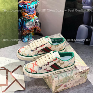 Giày thể thao gucci tennis 1977 'gg linen fabric'. giày thể thao gucci tennis chữ g 7 màu